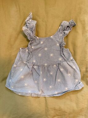 Carter's Light Blue Sunburst Infant Dress